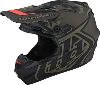 Produktbild von Troy Lee Designs GP Overload Camo Motocross Helm (Green,XXL)