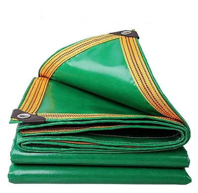 Zdjęcie produktu dla Wodoodporna plandeka, 420 g/m², z oczkami, wymiar 4x2 m, wykonana z PVC, uniwersalna