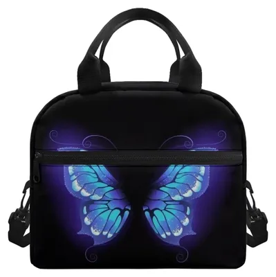 Produktbild von Blaue Isolierlunchtasche für Erwachsene und Kinder