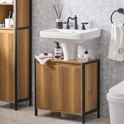 Produktbild von SoBuy BZR63-II-PF Kúpeľňová skrinka Vanity Unit Umývadlová základňa