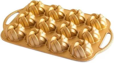 Immagine prodotto di Stampo piccolo per ciambella in alluminio - color oro