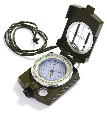 Produktbild von Militär Kompass Outdoor, Professioneller Compass mit Deutscher Anleitung
