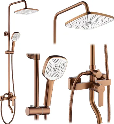 Immagine prodotto di Set Doccia REA ARGUS Brush Copper