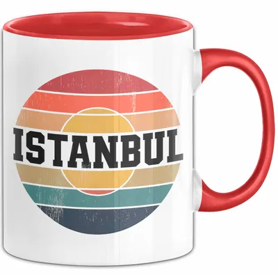 Produktbild von Istanbul Türkei Tasse Geschenk Lustige Geschenkidee Spruch (Rot)