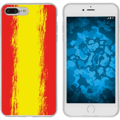 Produktbild von PhoneNatic Case kompatibel mit Apple iPhone 7 Plus / 8 Plus Silikon-Hülle WM Spanien M11