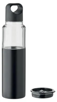 Image de MidOcean - Bouteille d'eau « Dualuse », 2 en 1, 610 ml MO2065 (taille unique) (noir)