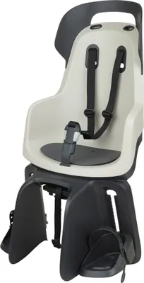 Produktbild von Bobike Go Mik Hd Kindersitz Für Fahrrad Hinten Silber Max 22 kg Junge Silber Max 22 kg