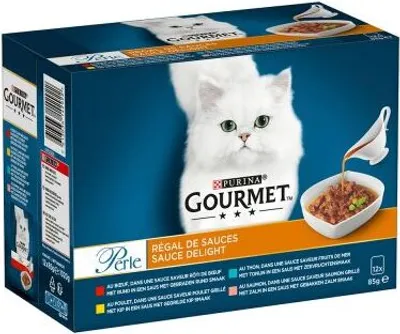 Produktbild von Gourmet Perle Gemischte Auswahl 12 x 85 g Soßengenuss