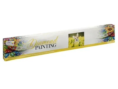 Image de Craft Painting avec strass Diamant chien 40x50 cm