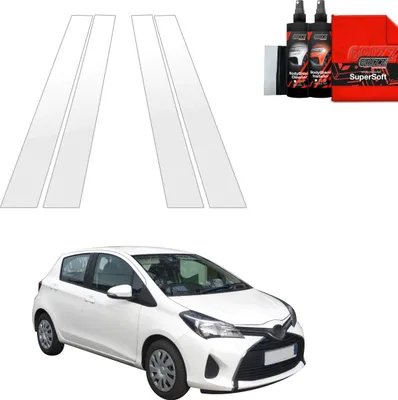 Obrázek produktu pro ochranná fólie 4v1 Grizz Protector pro B-sloupek - Toyota Yaris (2011-2016)