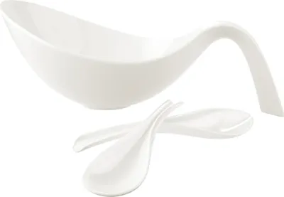 Immagine prodotto di Flow Salat-Set 3tlg. (INT.) 430 x 270 x 160 mm | Villeroy & Boch | Art.-Nr. 1034208813 | EAN 4003683496036