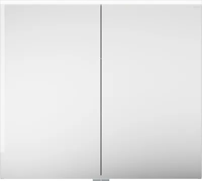 Image de Armoires de toilette burgbad Eqio avec éclairage LED à poser, 2 portes, 900x800x170mm, SPGS090F6583
