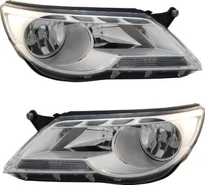 Produktbild von TYC Scheinwerfer Set für VW Tiguan 5N 9/2007-5/2011 H7 LWR Stellmotor Halogen