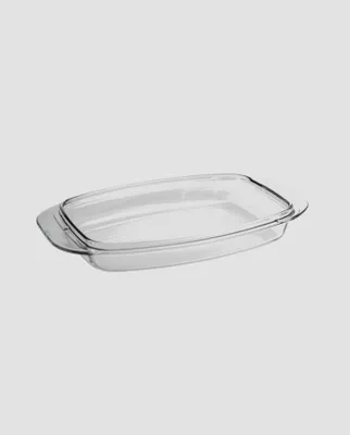 Zdjęcie produktu dla Pokrywka AMT Gastroguss szklana żaroodporna prostokątna, 33x21 cm
