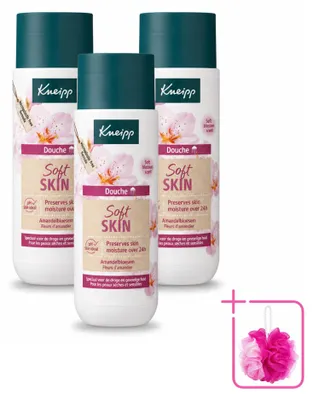 Productafbeelding van 3 x Kneipp Douchegel Zachte Huid Amandelbloesem - 200 ml - Voordeelverpakking - 3 stuks