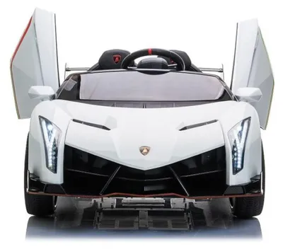 Obrázok produktu pre Detské vozidlo - Elektrické auto "Lamborghini Veneno 615B" - licencované - 12V7AH, 4 motory - 2,4Ghz diaľkové ovládanie, MP3, kožené sedadlo + EVA biela