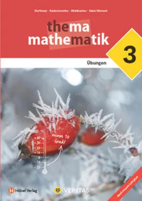 Produktbild von Thema Mathematik 3 - Unterstufe 7. Schuljahr - Lehrplan 2023 - Übungsaufgaben