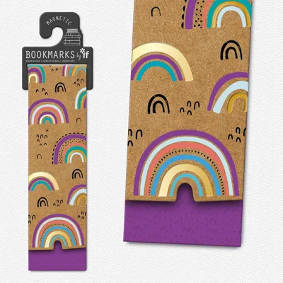 Produktbild von Magnetisches Lesezeichen von Krafty – Regenbogen