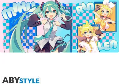 Obrázek produktu pro HATSUNE MIKU - XXL podložka pod myš - Miku a přátelé