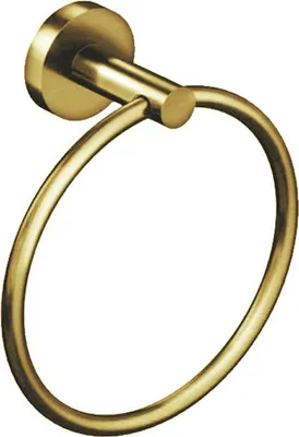 Produktbild von Aloni Handtuchring Ø 16 cm Gold gebürstet