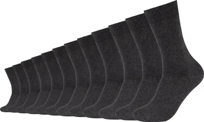Produktbild von Camano Uni-Socken 12 Paar anthrazit 43 - 46