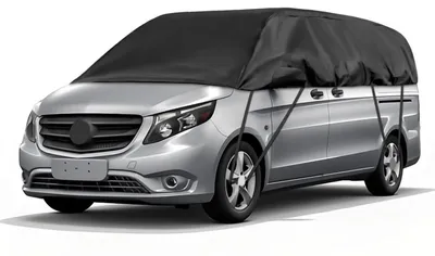 Produktbild von Autoabdeckung Wasserdicht für Mercedes-Benz V-Klasse W447 SWB 2014-2025 Halbgarage Schwarz