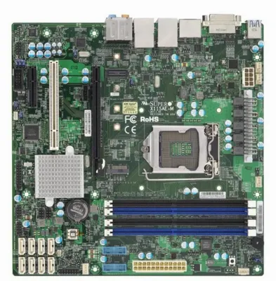 Immagine prodotto di Supermicro X11SAE-M - Scheda madre - micro ATX - Presa LGA1151 - C236 - USB 3.0, USB 3.1 - 2 x Gigabit LAN - Grafica integrata (CPU necessaria)