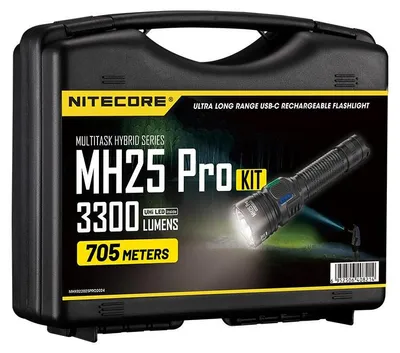 Produktbild von Nitecore MH25 Pro LED Taschenlampe Hunting Kit 3300 Lumen - Schwarz