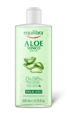 Immagine prodotto di Equilibra, Tonico idratante con Aloe Vera per il viso, 200 ml