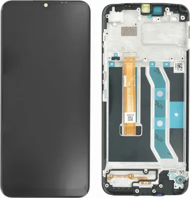 Produktbild von OEM - LCD Display Touchscreen Digitizer Bildschirm Rahmen Schwarz für Realme C11 & Werkzeug