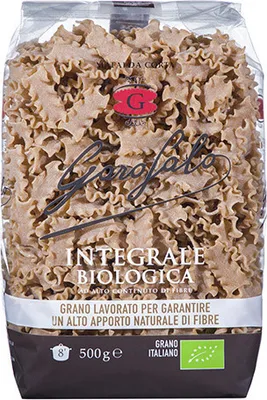 Produktbild von 16x Garofalo Pasta di Gragnano IGP Mafalda Corta Integrale N.5-79 500g