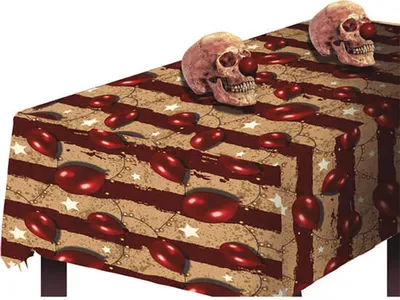 Productafbeelding van Halloween: Spookachtige schedels, zombiehanden, en een griezelig motief. Decoratie voor een spookachtige feestavond