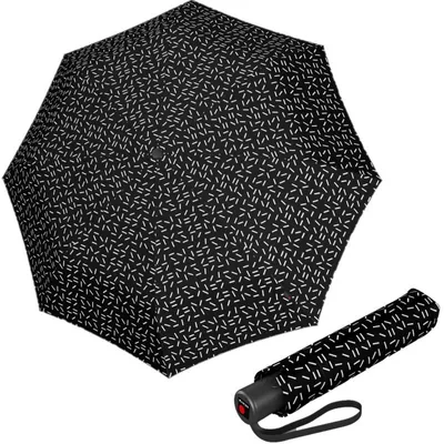 Zdjęcie produktu dla Knirps KNIRPS A.200 2DANCE BLACK - elegancki damski parasol w pełni automatyczny