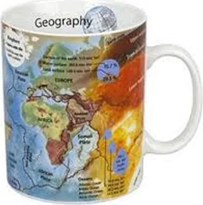 Obrázok produktu pre Könitz Geography Knowledge Mug English, hrnček, šálka, hrnček na kávu, porcelán, 460 ml, 11 1 330 2078