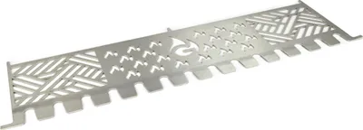 Image de Multistation en acier inoxydable | Grille de maintien au chaud pour Napoleon LE3 | avec support Drumstick | 3mm d'épaisseur