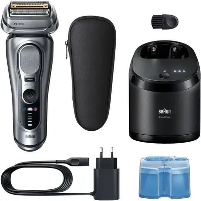 Obrázek produktu pro Braun Series 9 Pro+ 9667CC Pánský fóliový holicí strojek Stříbrný