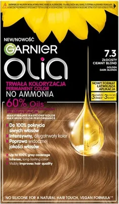 Zdjęcie produktu dla Garnier Olia Farba do włosów 7.3 Złocisty Ciemny Blond