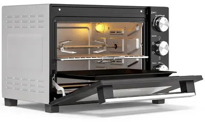 Produktbild von 36 L Miniofen mit Umluft, 90–230 °C Temperaturregelung, 1500 W
