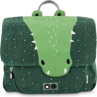 Produktbild von Trixie Schultasche Rucksack Mr. Crocodile - Kindertasche grün wasserabweisend