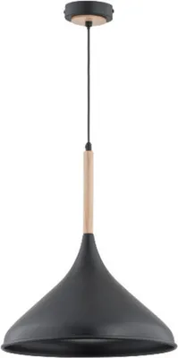 Zdjęcie produktu dla Lampa wisząca industrialna czarny klosz GASOLINA 1xE27 15W ALF60642 Alfa