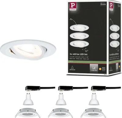 Produktbild von Paulmann LED Einbauleuchte Nova Basisset schwenkbar