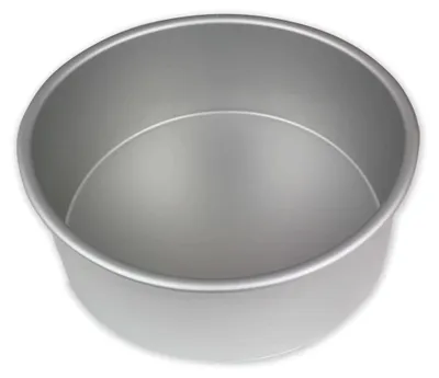 Produktbild von PME Round Cake Pan, Kuchenform, Rund, Flache Oberfläche, Grau, Aluminium, 203 mm
