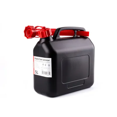 Immagine prodotto di Tanica di carburante 5L nera per benzina diesel con  UN e imbuto