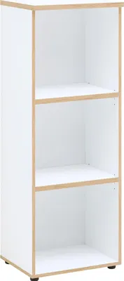 Produktbild von Aktenregal >Memphis< in Weiß / Artisan Eiche Nachbildung - 45x122x38 (BxHxT)