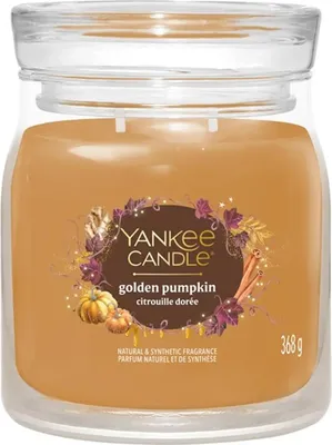 Zdjęcie produktu dla Yankee Candle Pumpkin Cinnamon Swirl signature svíčka střední 368 g