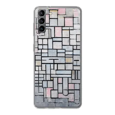 Produktbild von MuchoWow® Handyhülle Schutzhülle Hülle für Samsung Galaxy S21 Plus Komposition 6 - Mondrian - Kunst Silikon Softcase Handy Hülle - Handy-Tasche