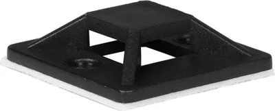 Produktbild von Zaciski kablowe samoprzylepne ProXtend 25x25mm, czarne, 50 sztuk w opakowaniu, CM-ACO2525-50B