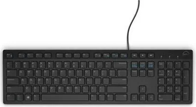 Zdjęcie produktu dla DELL KB216, Pełnowymiarowy (100%), Przewodowa, USB, QWERTY, Czarny