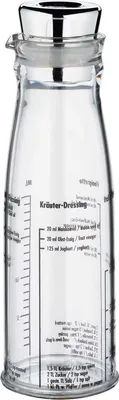 Zdjęcie produktu dla KÜCHENPROFI Shaker 0,25 l SZKLANY Mieszadło do sosów i dressingów Fix Mieszadło plastikowe