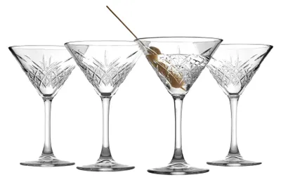 Produktbild von Pasabahce Timeless Martinigläser – 12er-Set, 230 ml